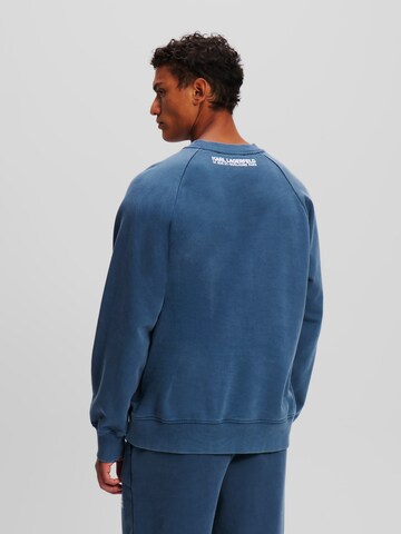 Sweat-shirt Karl Lagerfeld en bleu