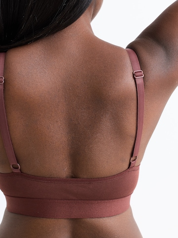 Bustier Soutien-gorge 'CASUAL COTTON' Erlich Textil en marron
