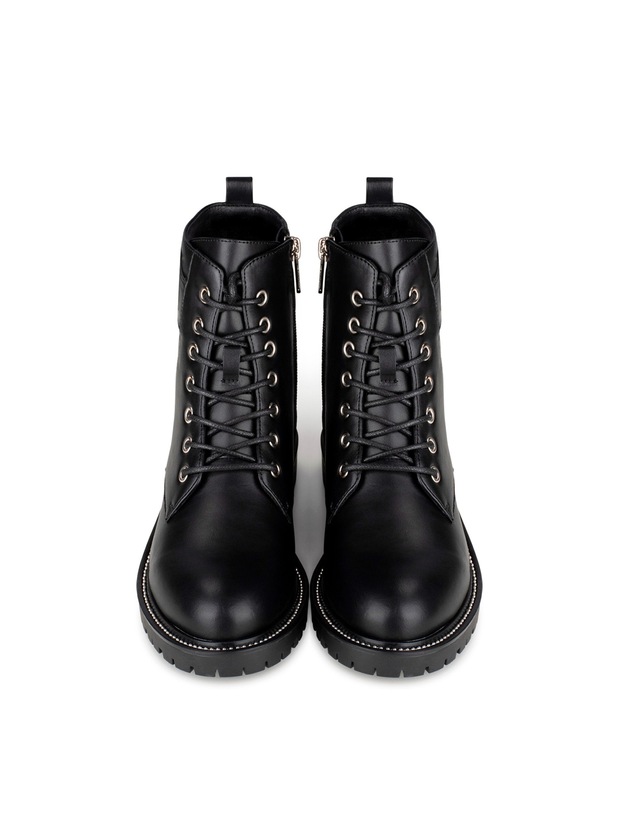 Bottines à lacets POSH by Poelman en noir