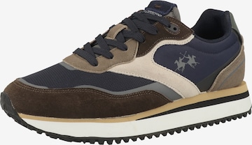 La Martina Sneakers in Blue: front