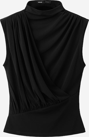 Top 'CARMEN' de la MANGO pe negru: față