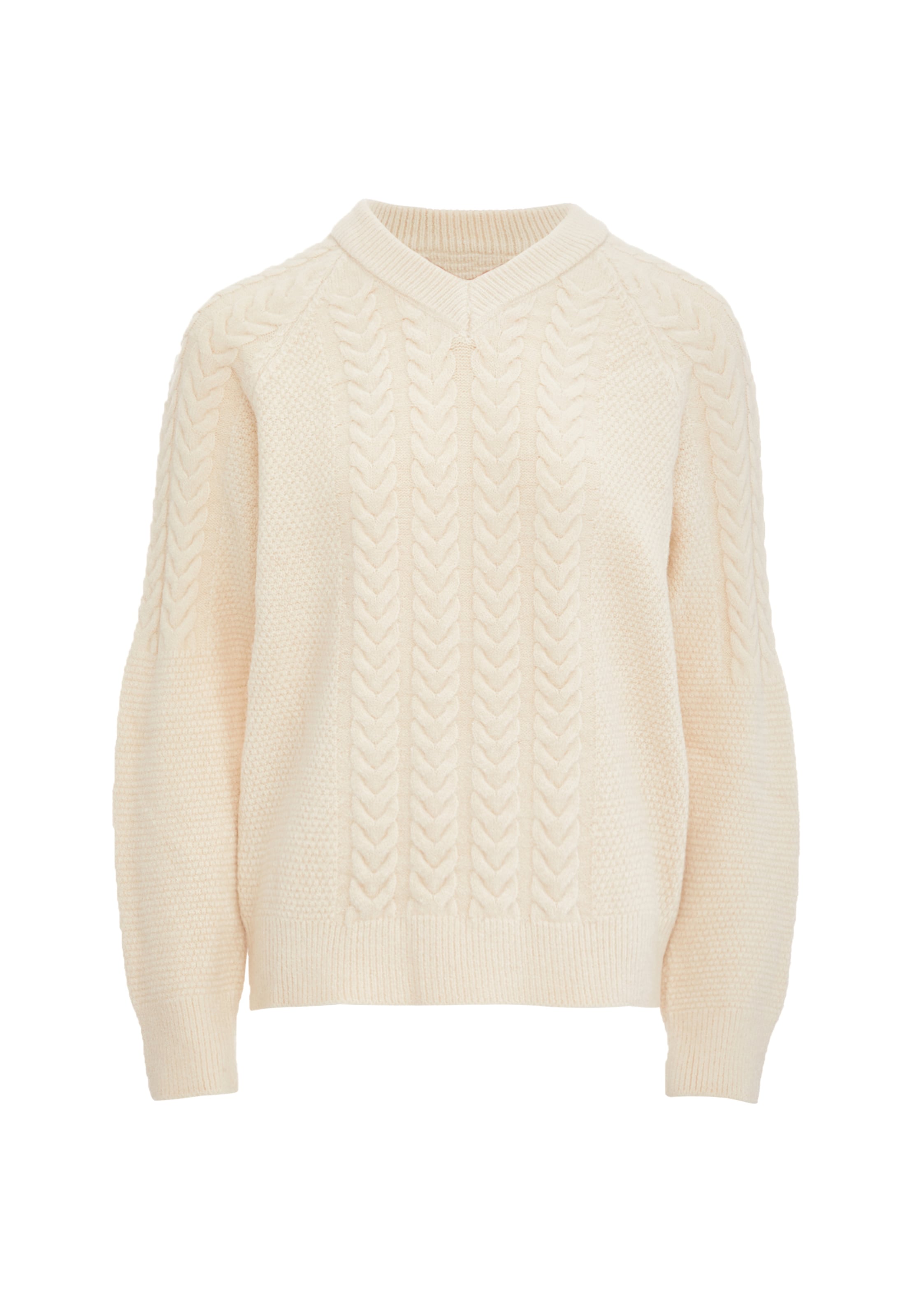 NALLY Sweater in Beige: front