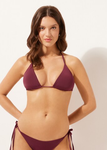 CALZEDONIA Triangle Bikini Top 'Indonesia' in Red