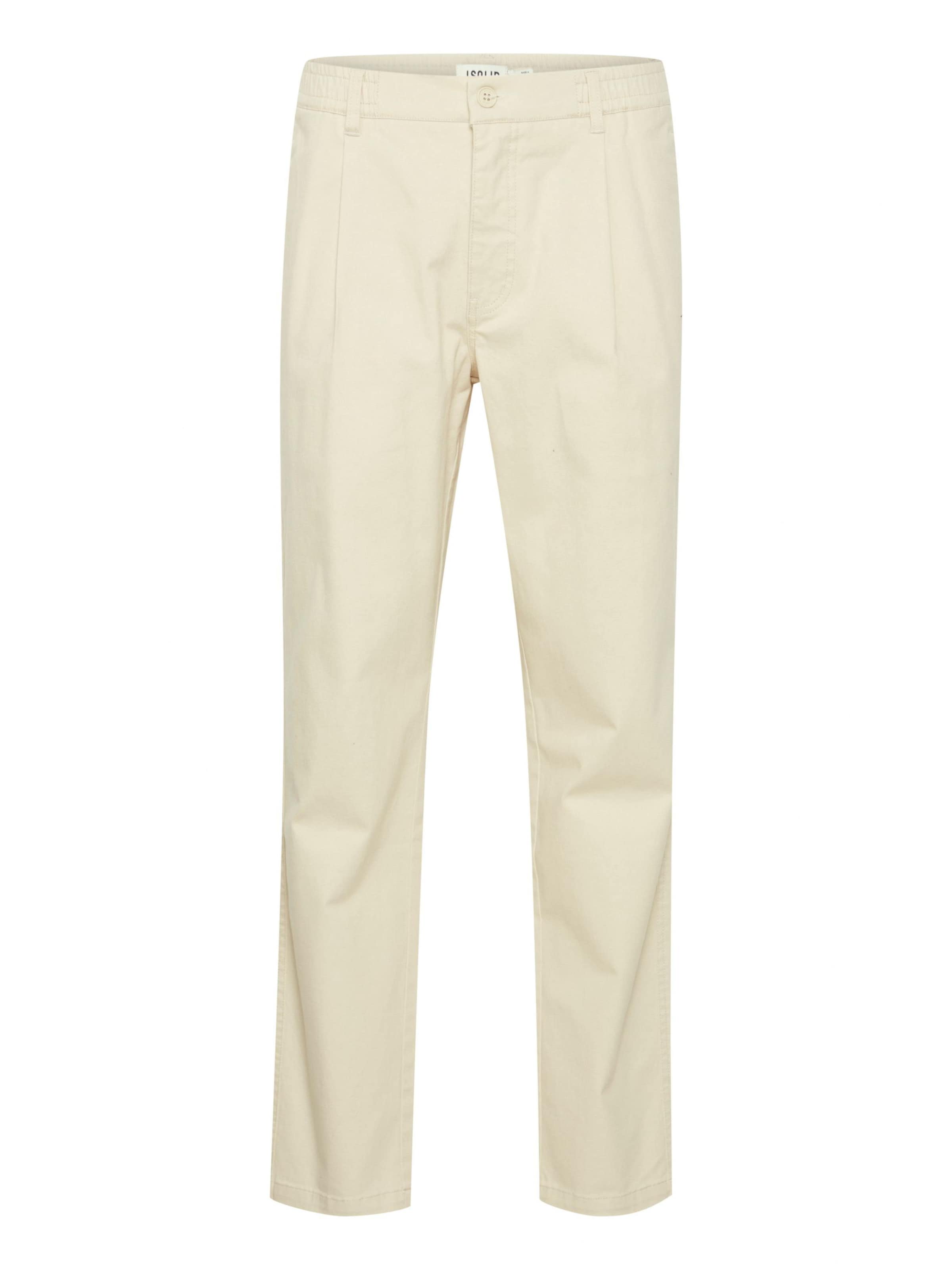 regular Pantaloni con pieghe 'MAURICE DYLAN' di !Solid in beige: frontale
