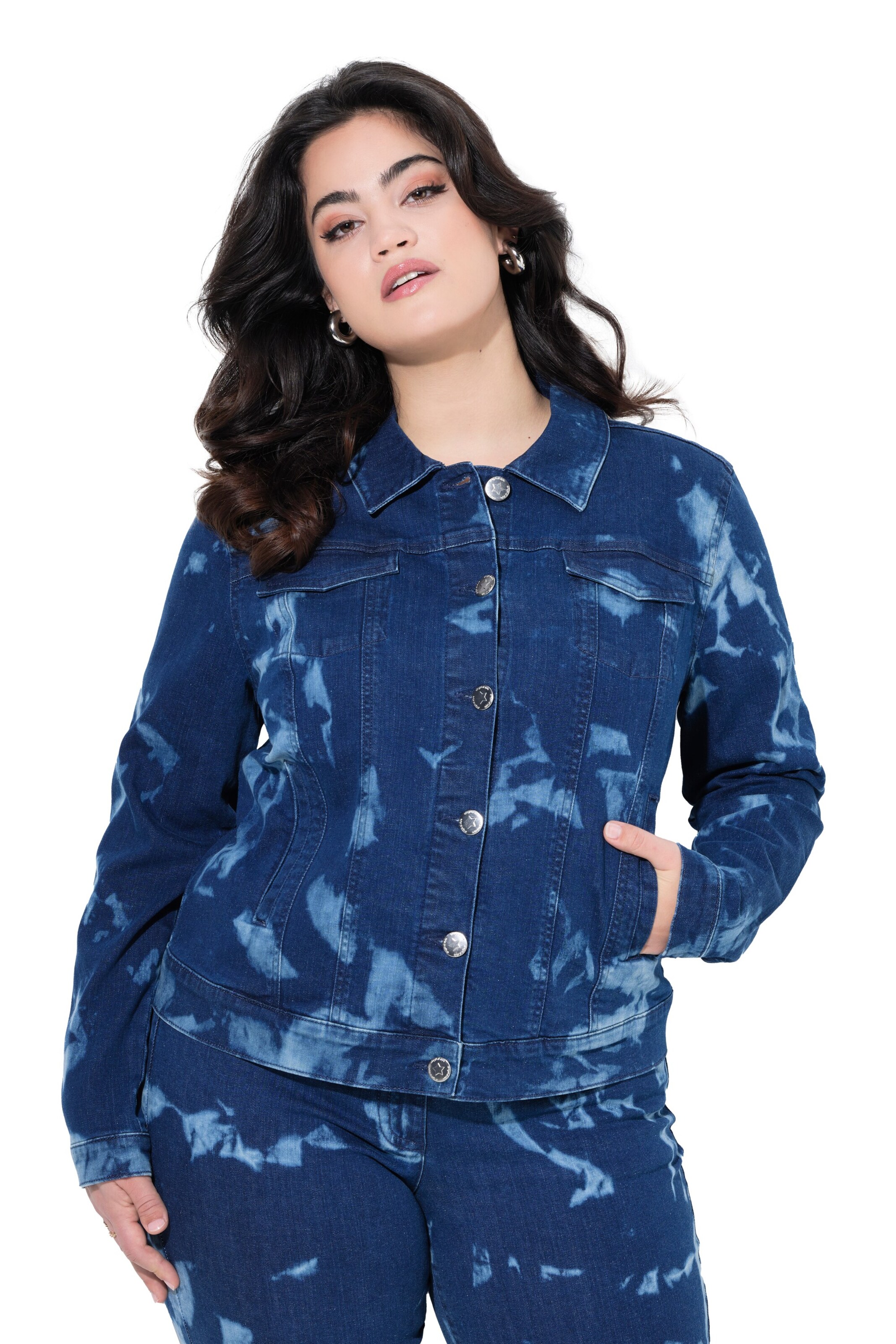 Angel of Style Tussenjas in Blauw: voorkant