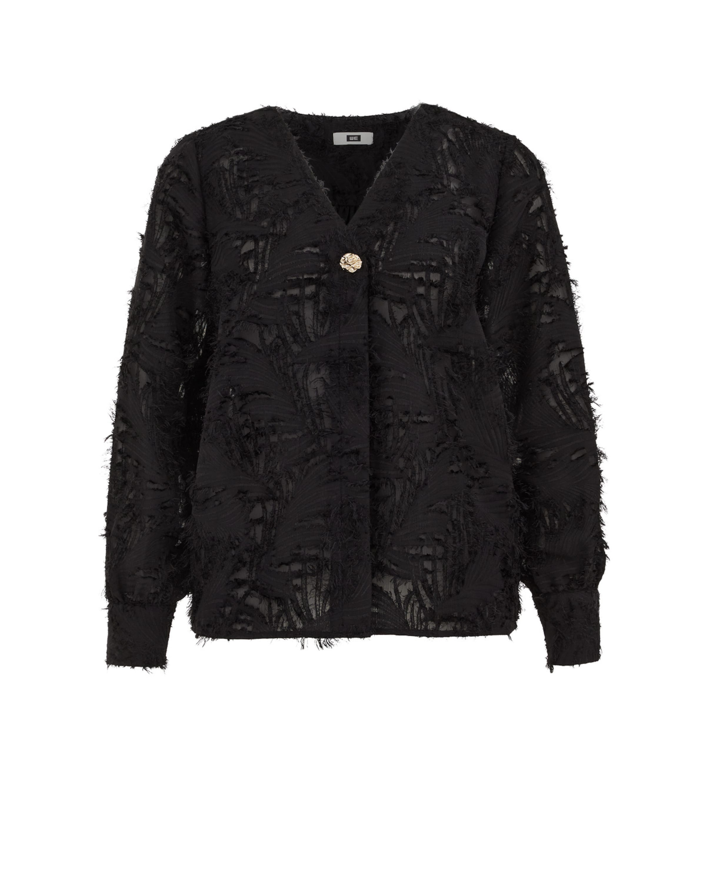 melns WE Fashion Blūze: no priekšpuses