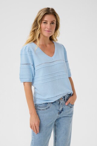 Cream Pullover 'Poppi' in Blau: Vorderseite