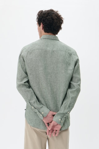 Matinique Regular fit Button Up Shirt 'Marc' in Green