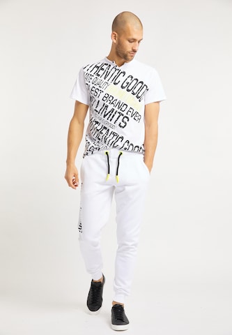 T-Shirt BRUNO BANANI en blanc