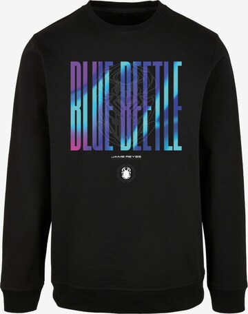 ABSOLUTE CULT Sweatshirt 'Blue Beetle - Jaime Reyes' in Black: front