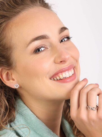 Lucardi Earrings in Silver