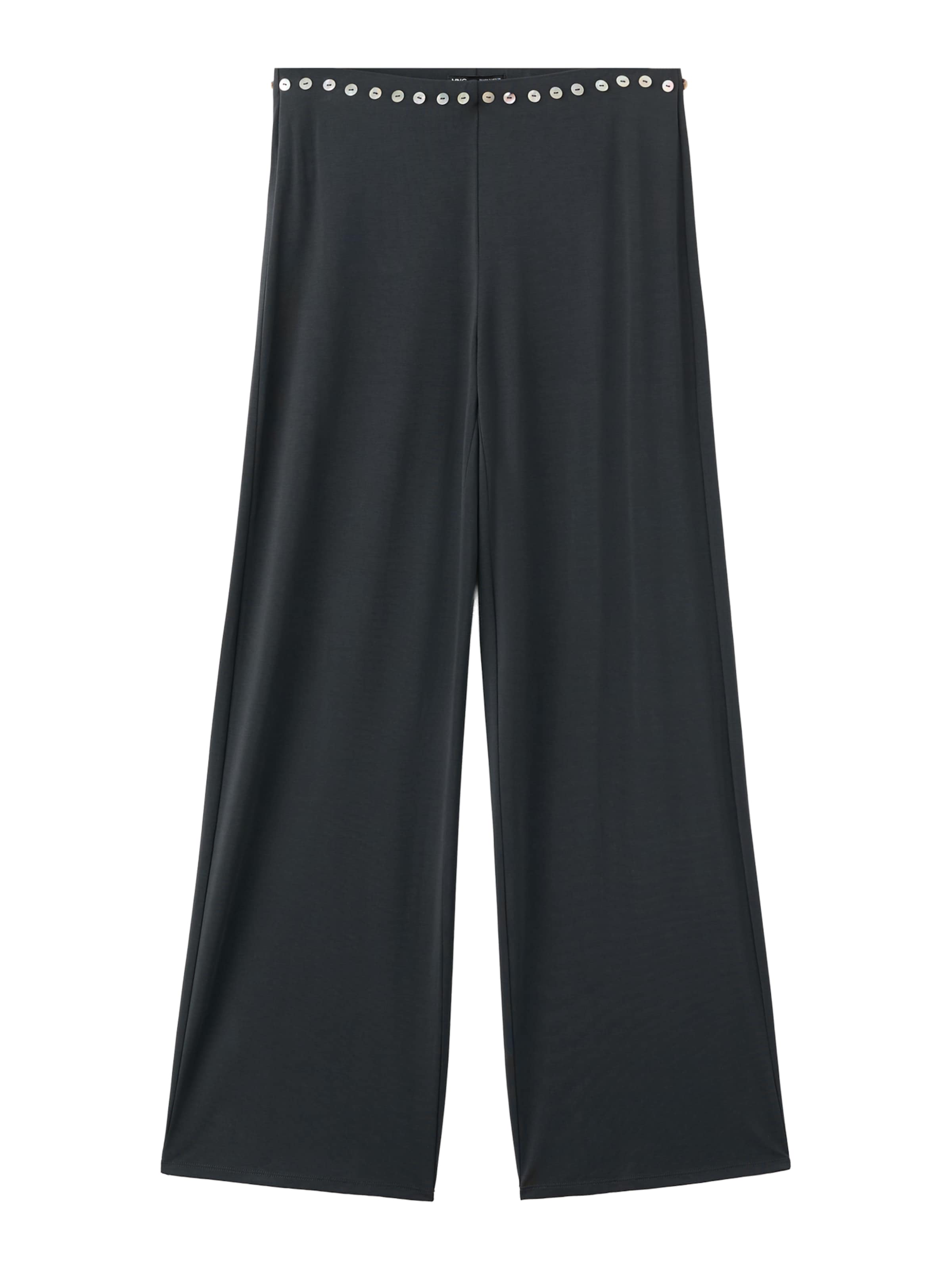 MANGO Regular Hose 'NANA' in Grau: Vorderseite