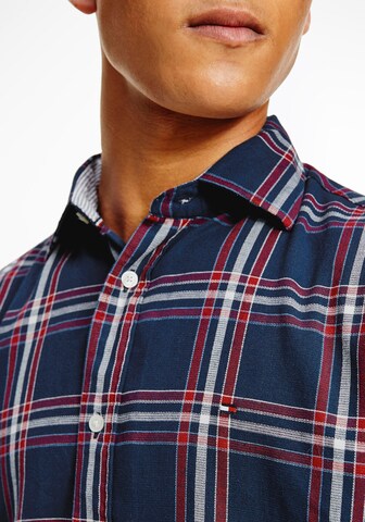 TOMMY HILFIGER Regular Fit Hemd in Blau