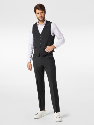 PIERRE CARDIN Suit Vest 'Futureflex Hugo' in Black