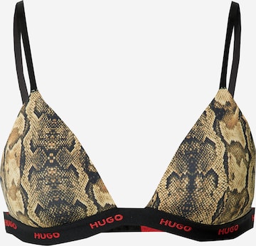 Triangle Soutien-gorge HUGO Red en beige : devant