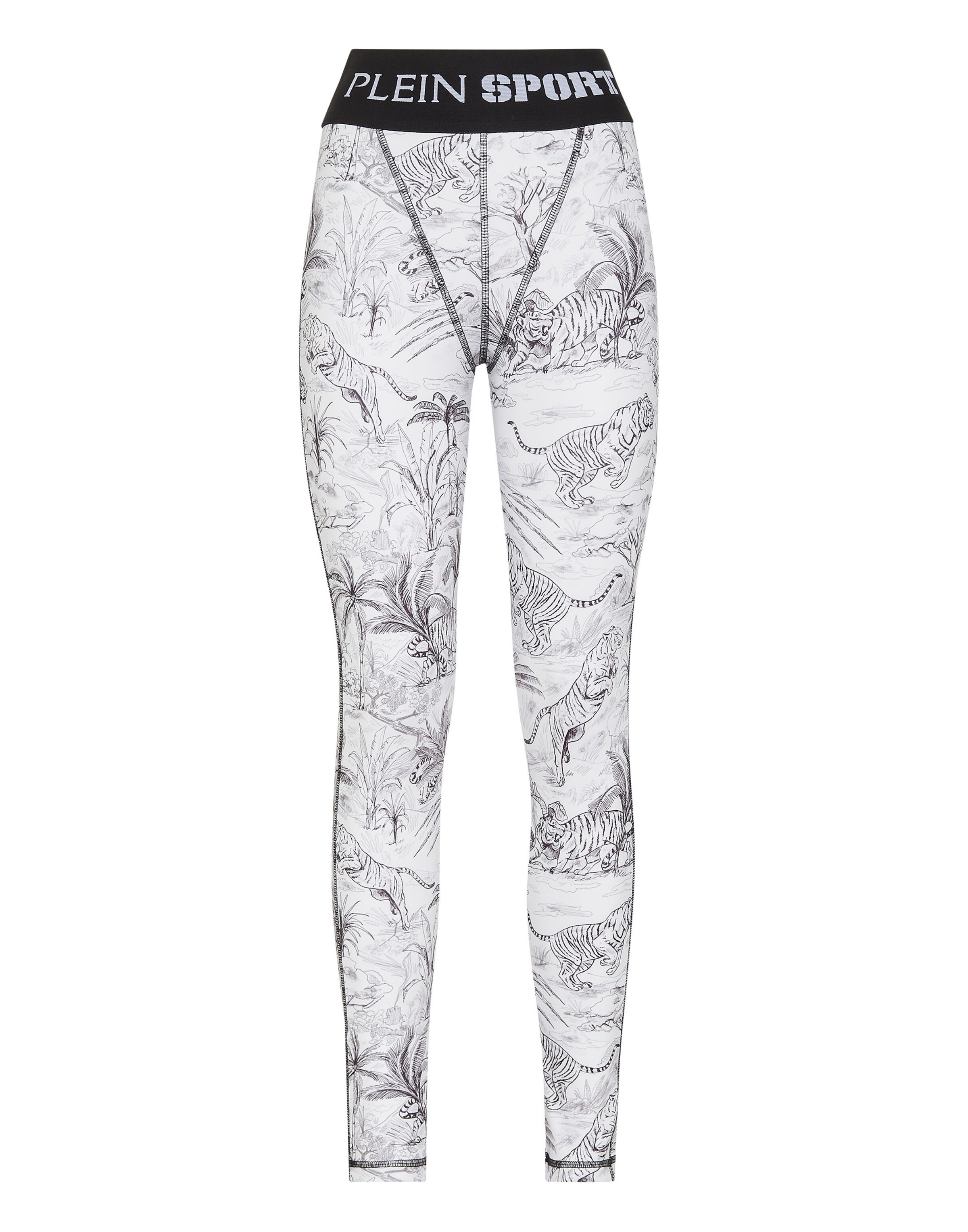 Skinny Leggings di Plein Sport in bianco: frontale