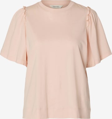 SELECTED - Camiseta 'SLFPENELOPE' en rosa: frente