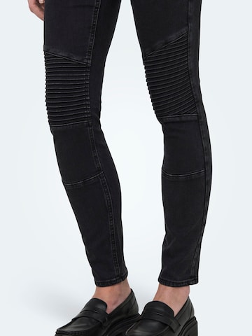 ONLY Slimfit Jeans 'BLUSH' in Schwarz