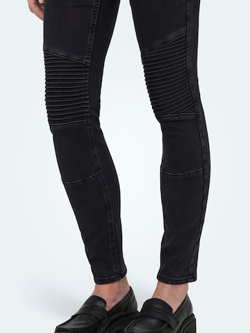 ONLY Slimfit Jeans 'BLUSH' in Zwart