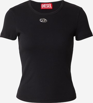 T-shirt 'T-ELE-LONG-OD' DIESEL en noir : devant