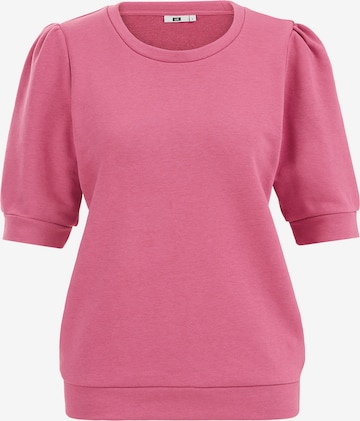 WE Fashion Sweatshirt in Pink: front