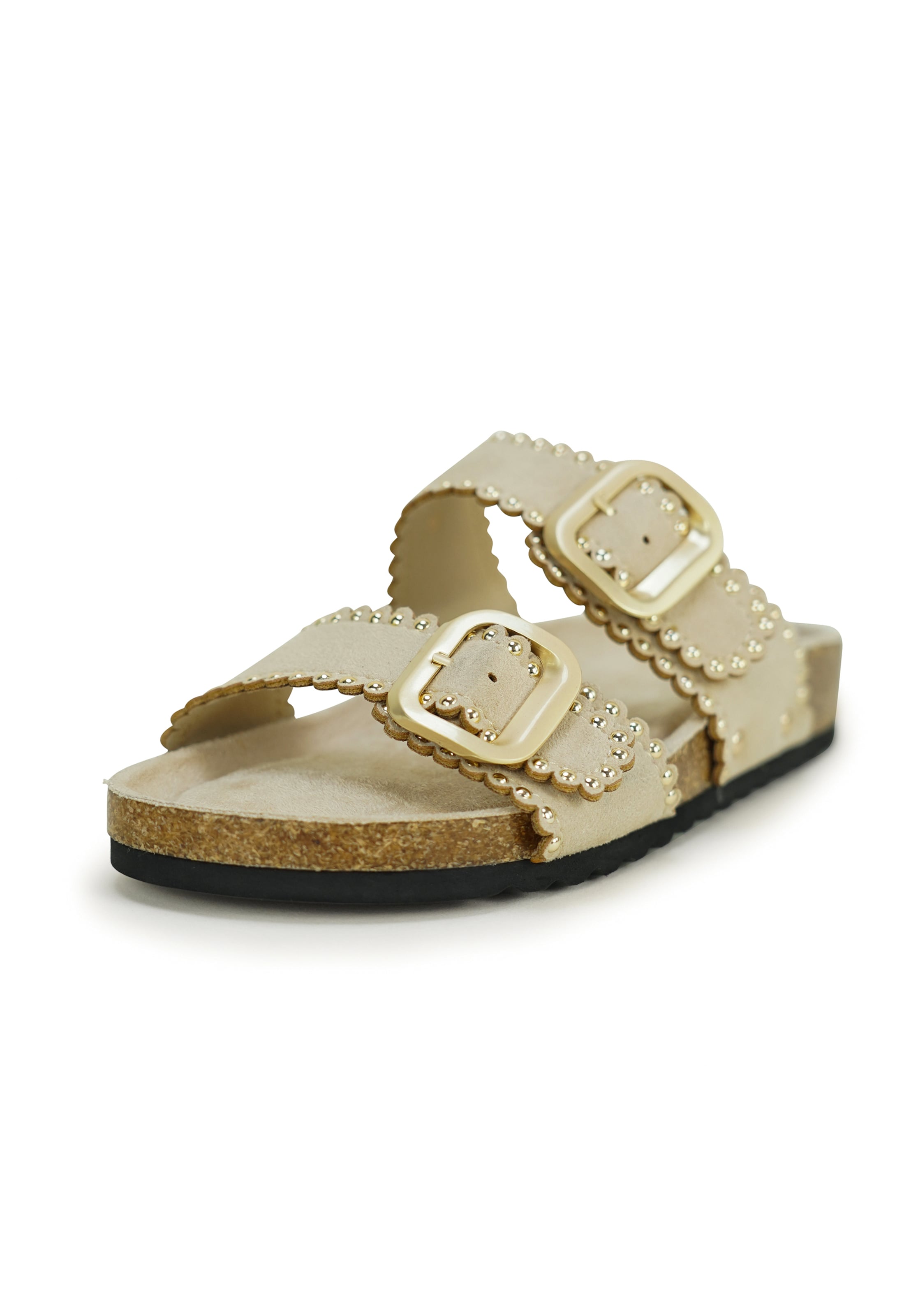 Findlay Pantolette 'PERRY' in Beige: Vorderseite