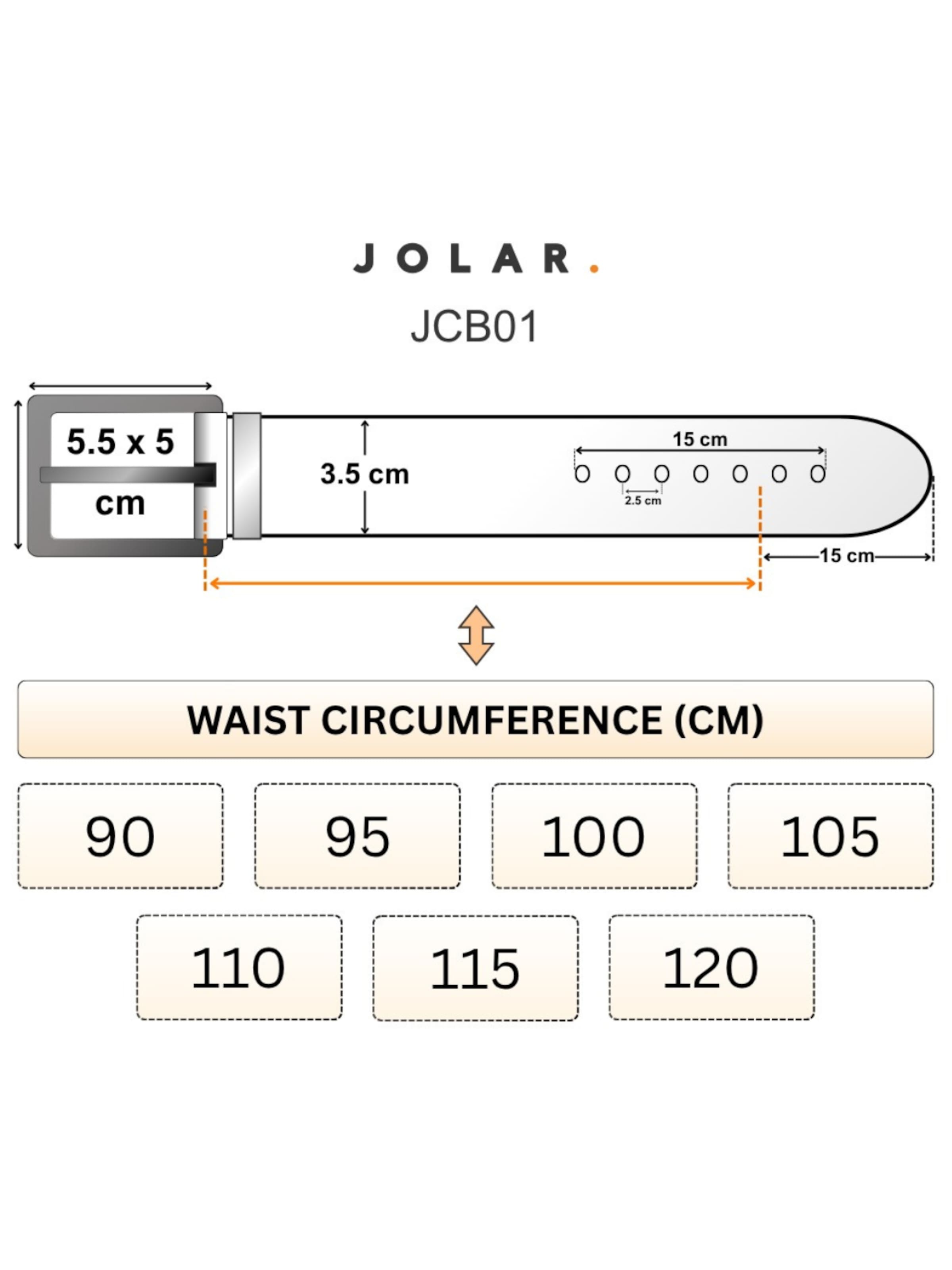 jolar Belt 'CLASSIC' in Brown