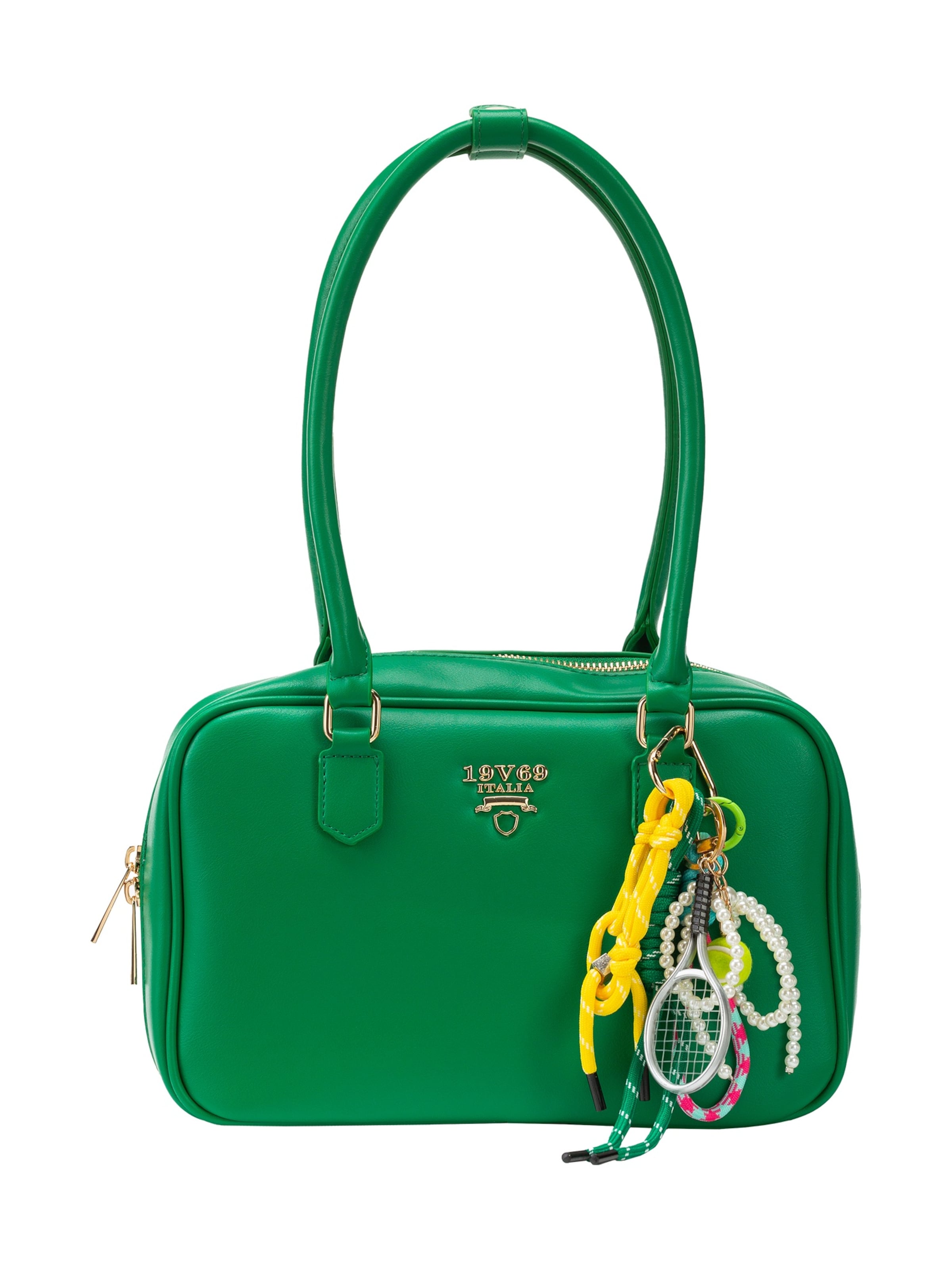 19V69 ITALIA Schoudertas 'Carrara' in Groen: voorkant