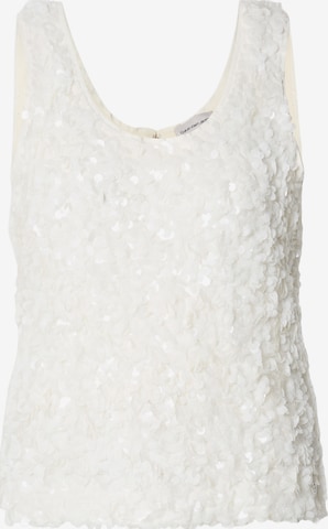 Chemisier Calvin Klein Jeans en blanc : devant