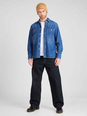 G-Star RAW Regular Fit Hemd 'Nimes' in Blau