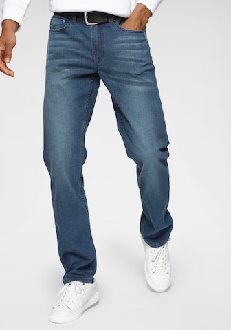 H.I.S Regular Jeans in Blau