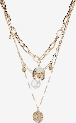 PIECES Necklace 'JUTELIA' in Gold: front