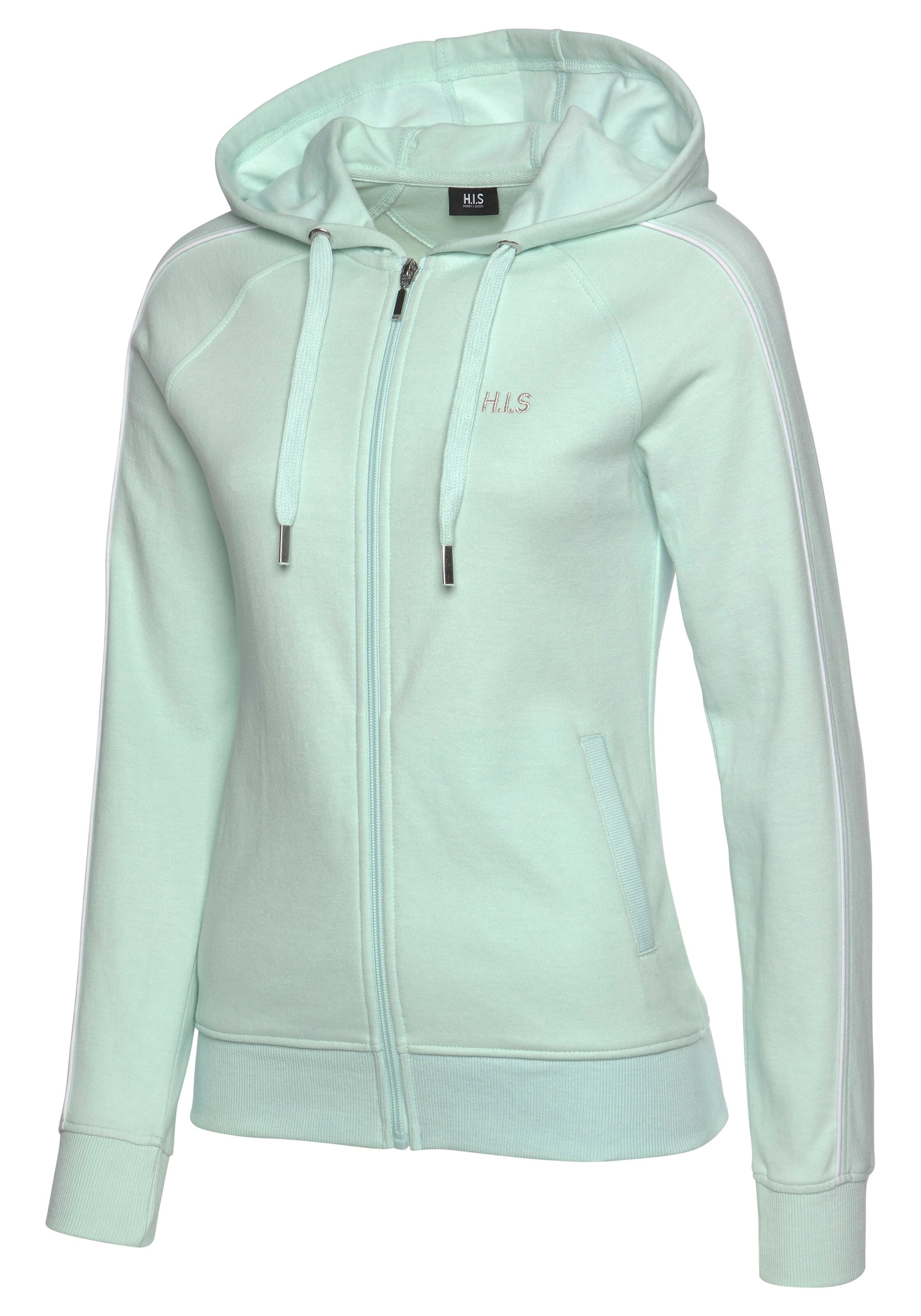 H.I.S EM Sweatjacke in Blau