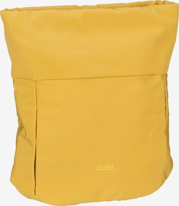 ZWEI Backpack in Yellow: front