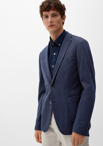 Coupe regular Veste de costume s.Oliver BLACK LABEL en bleu : devant