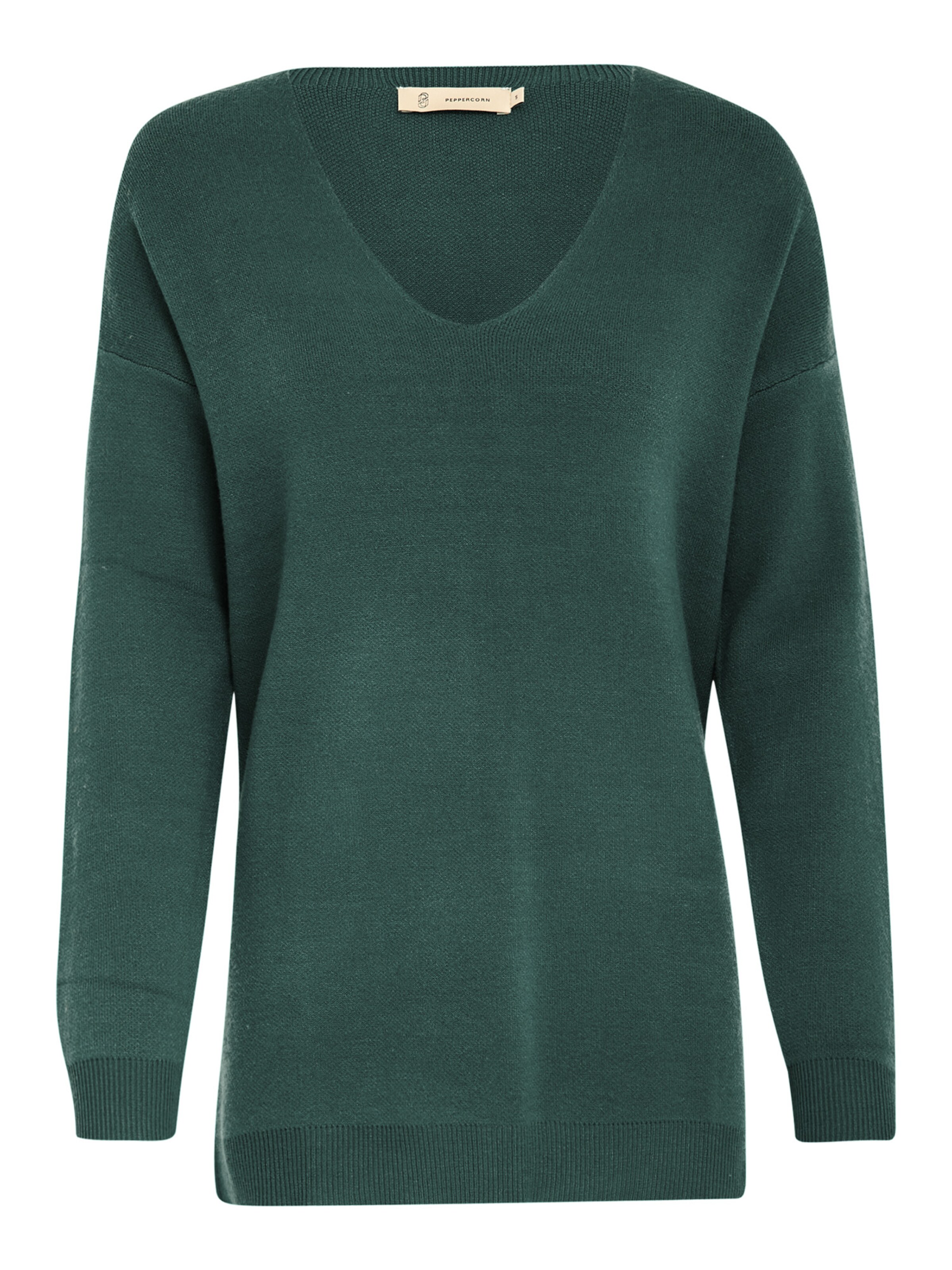 Peppercorn Trui 'Rosalia' in Groen: voorkant