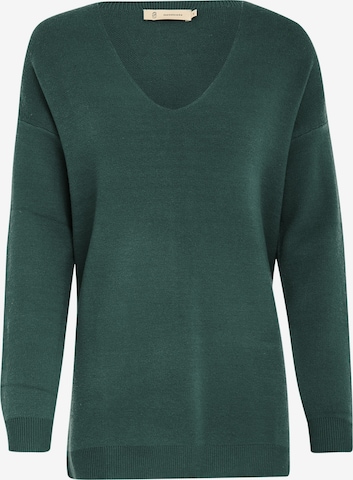 Peppercorn Pullover 'Rosalia' in Grün: Vorderseite