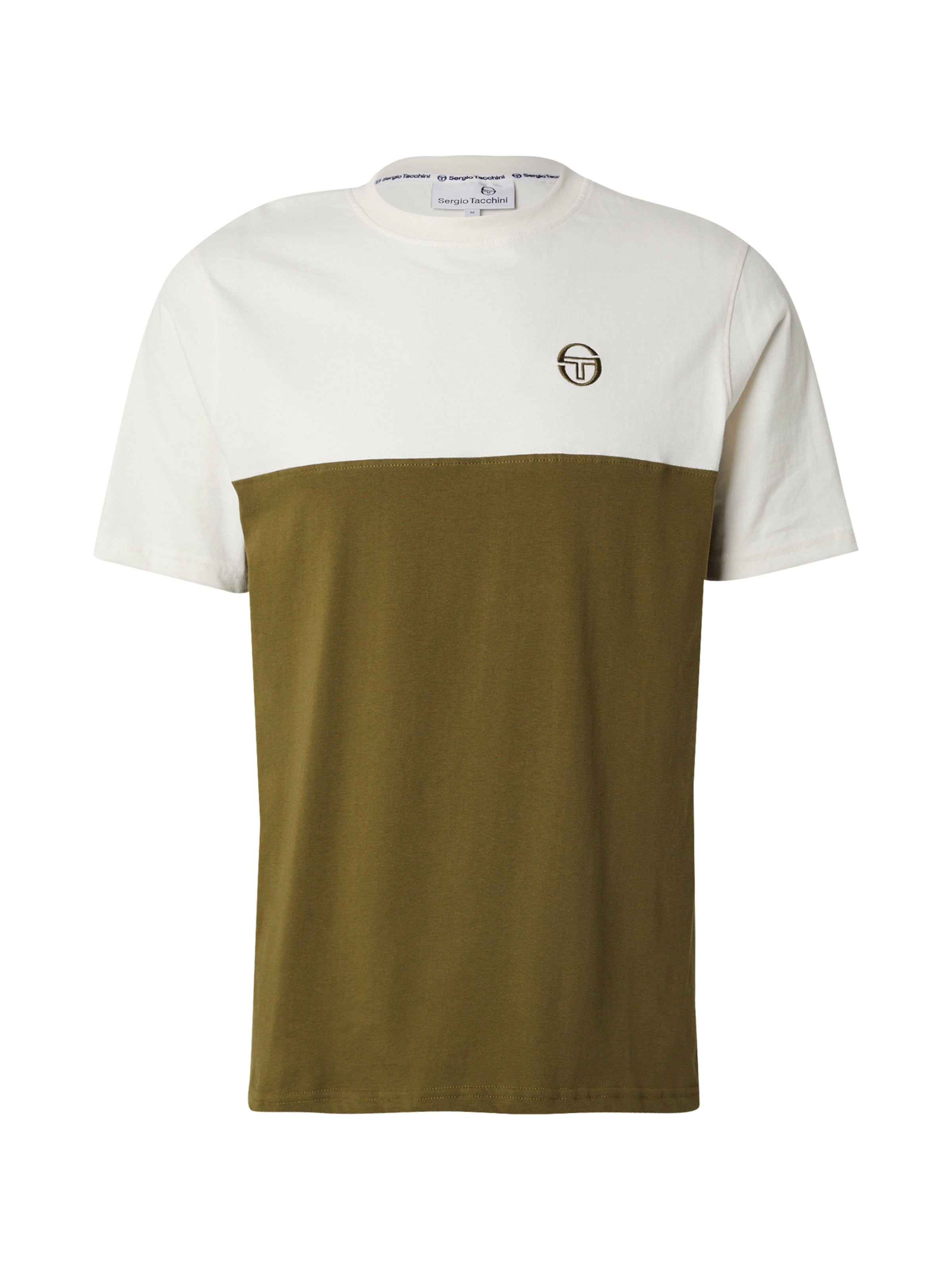 Sergio Tacchini Μπλουζάκι 'SANTOS' σε μπεζ: μπροστά