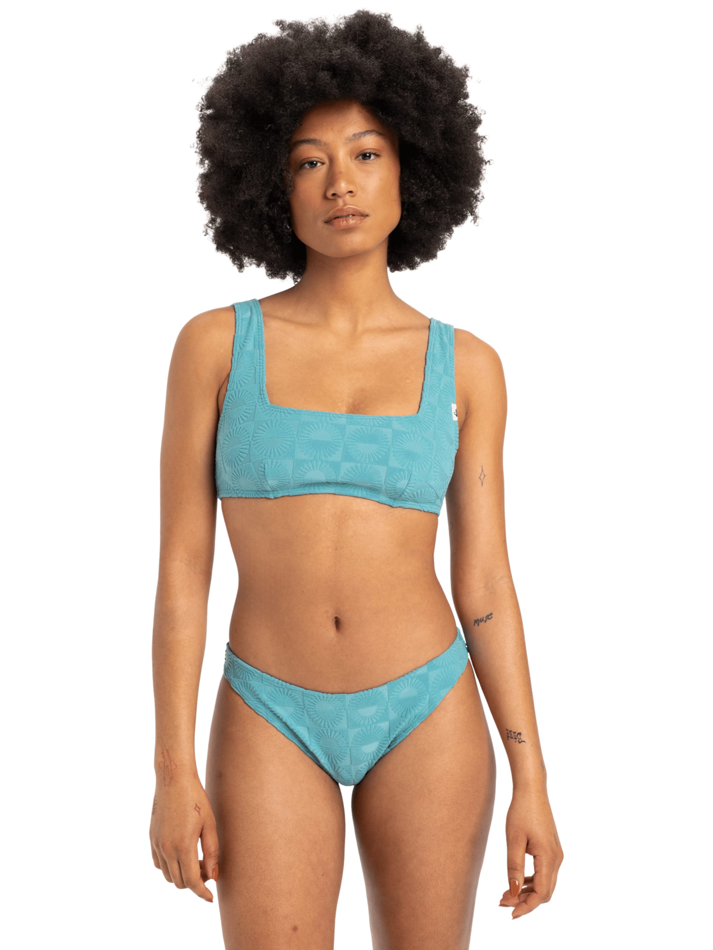 Triangle Hauts de bikini 'Dark Roy' QUIKSILVER en bleu : devant