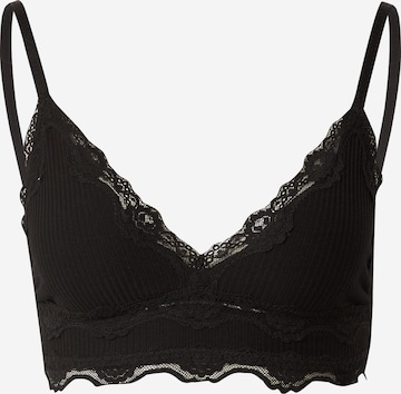 rosemunde Triangle Bra in Black: front