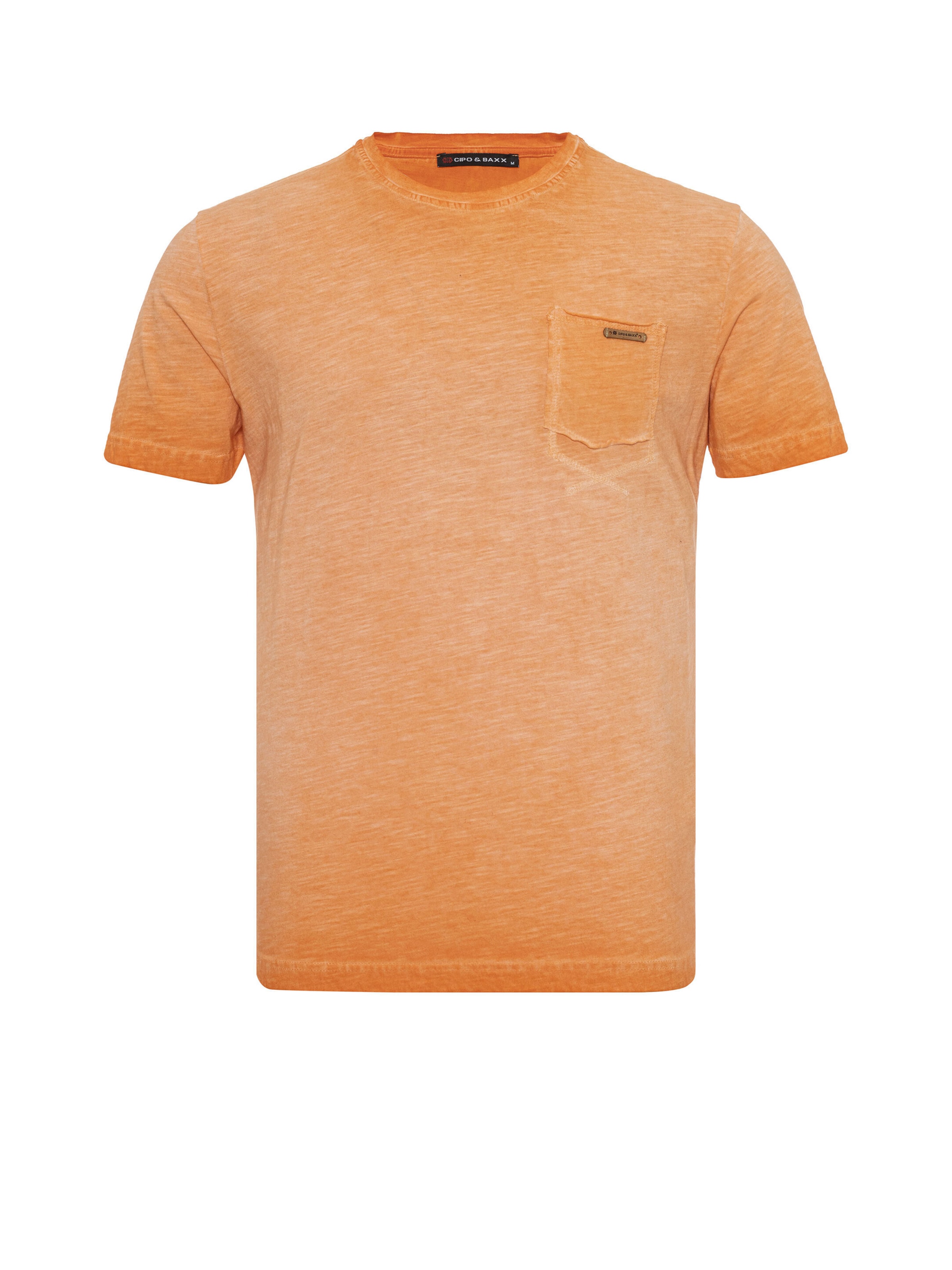 CIPO & BAXX Shirt in Oranje: voorkant