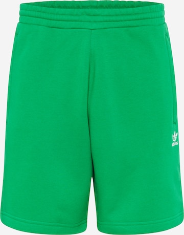 ADIDAS ORIGINALS Pants 'Trefoil Essentials' in Green: front