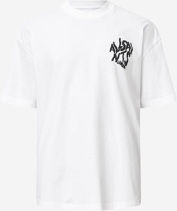 T-Shirt AllSaints en blanc : devant