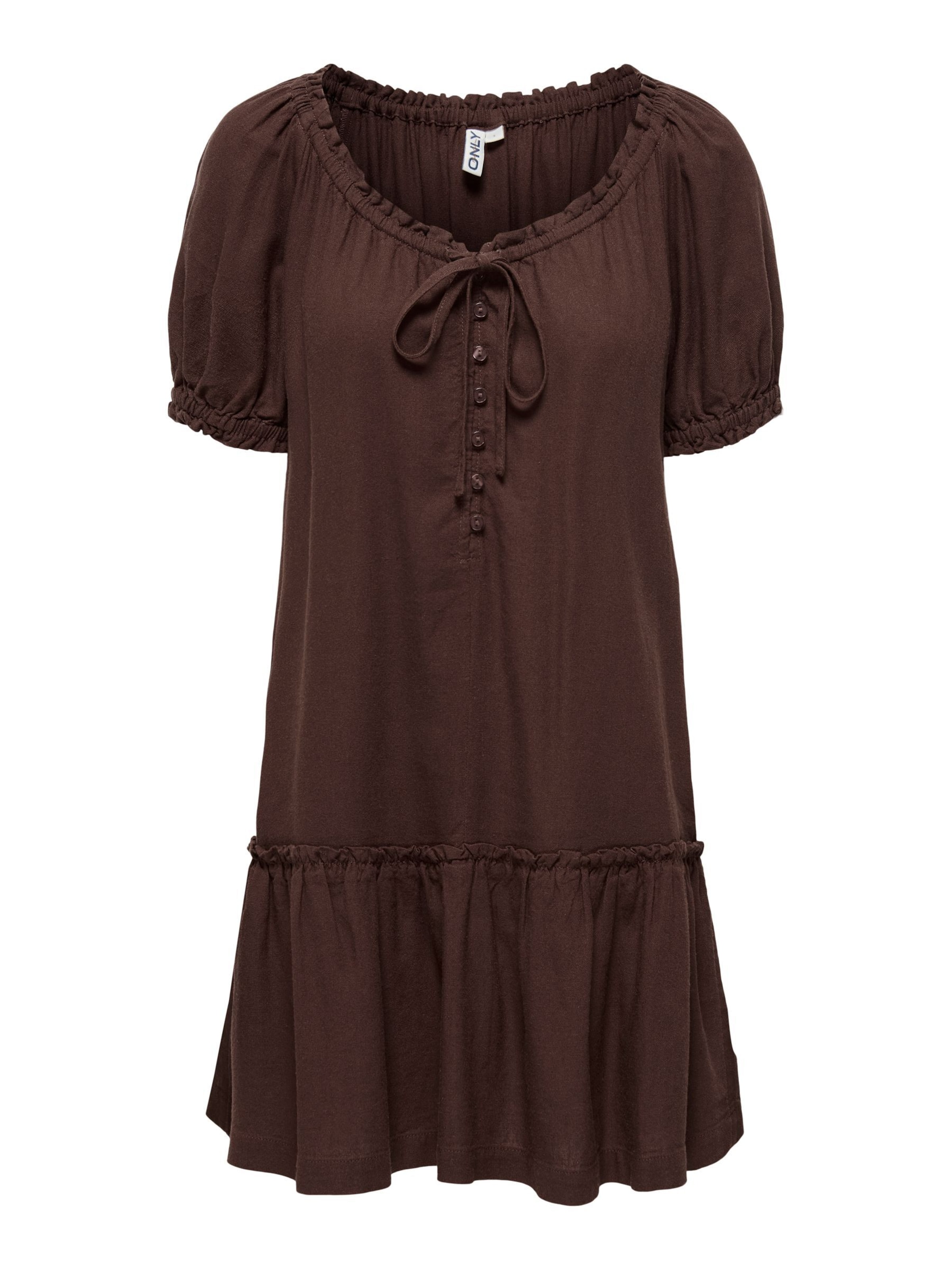 ONLY Jurk 'ONLGoa' in Bruin: voorkant