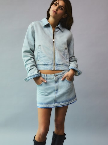 Pull&Bear Between-season jacket in Blue