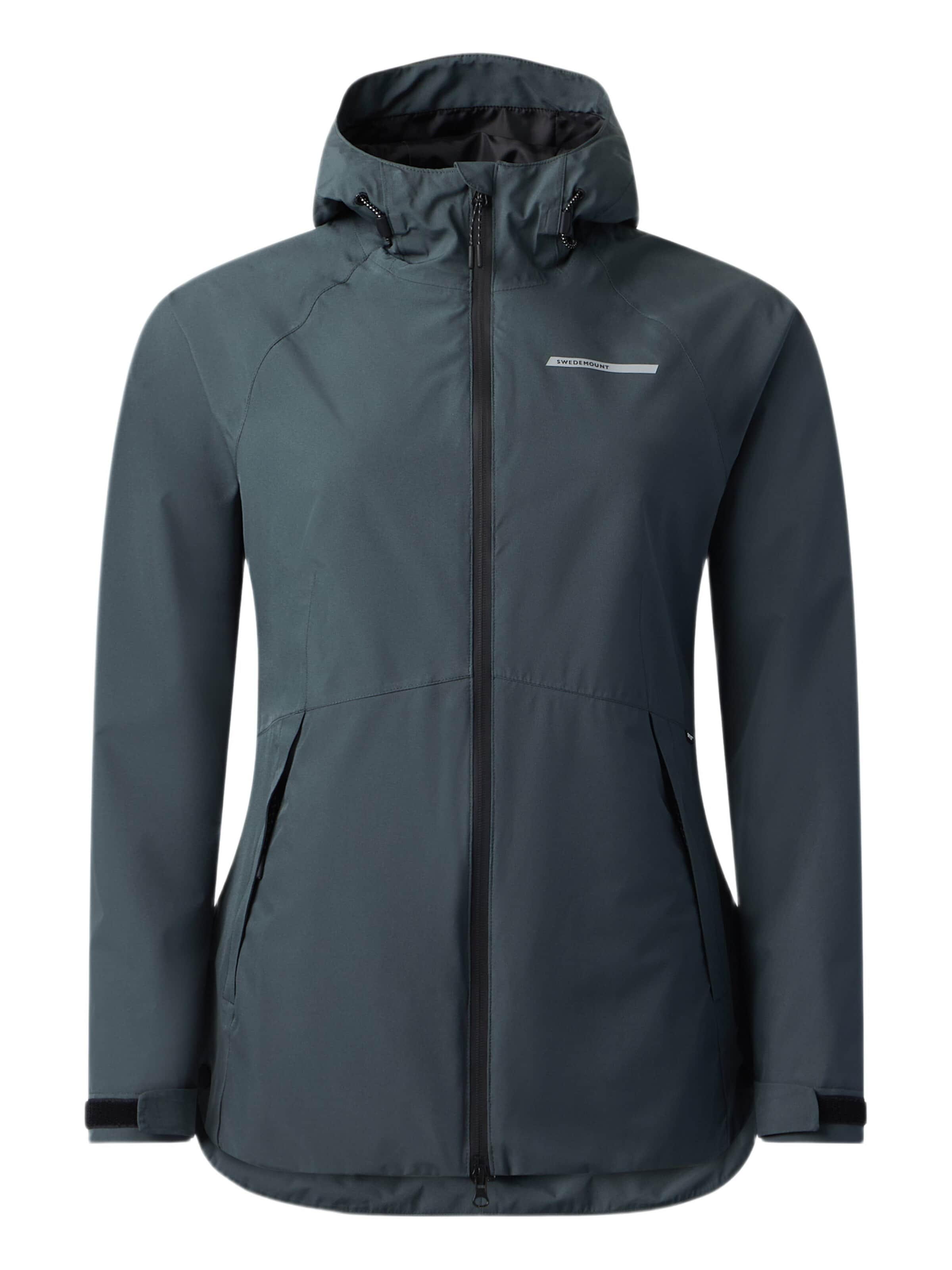 SWEDEMOUNT - Chaqueta funcional 'Orust' en verde: frente