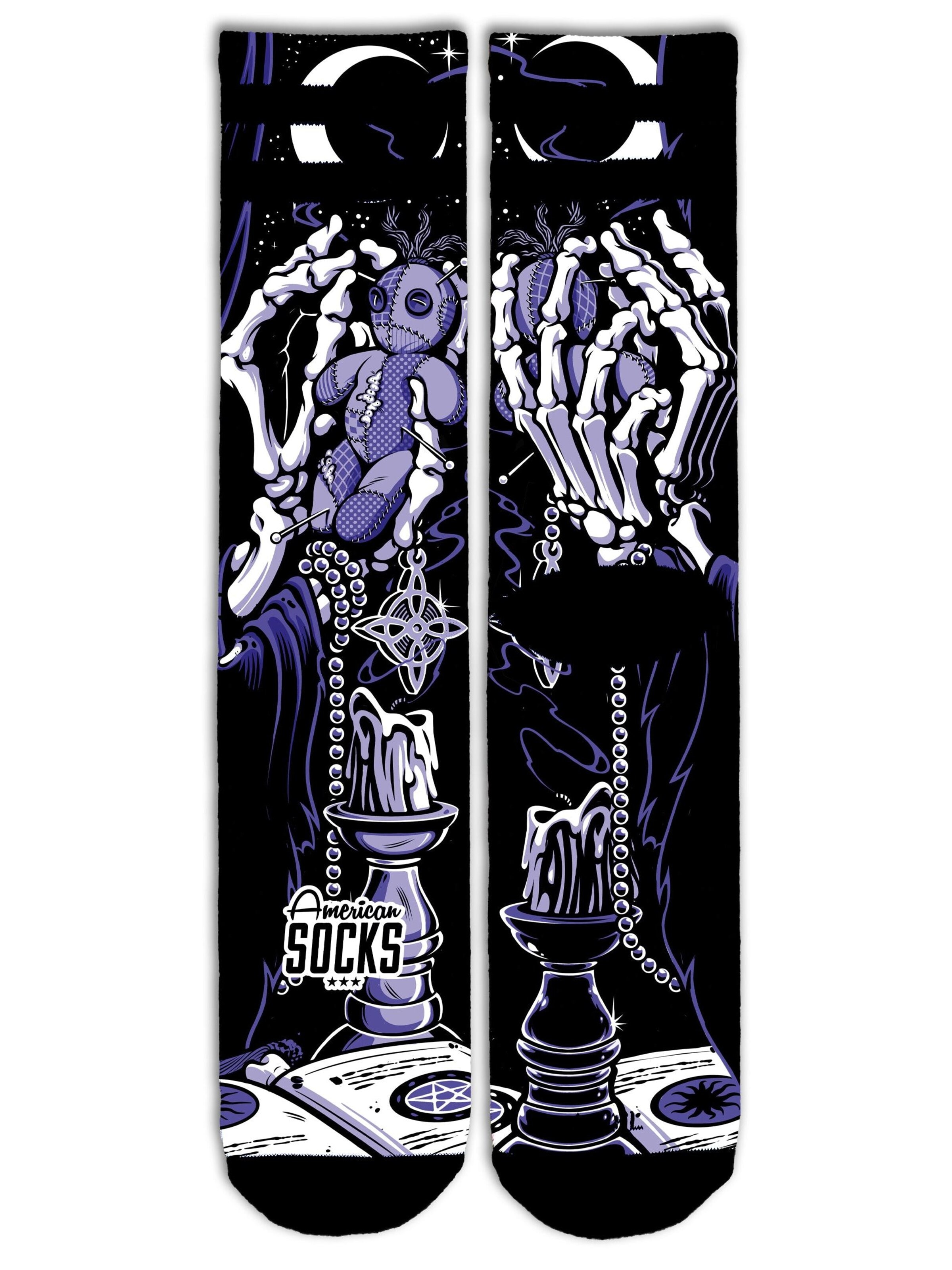 American Socks Socken 'Voodoo'‌‌‌ in Lila