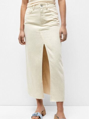 Pull&Bear Rok in Beige: voorkant