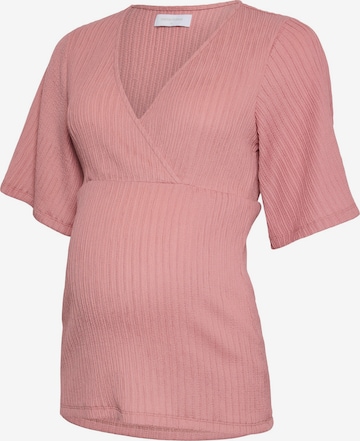 rožinė MAMALICIOUS Marškinėliai 'MLENYA TESS': priekis