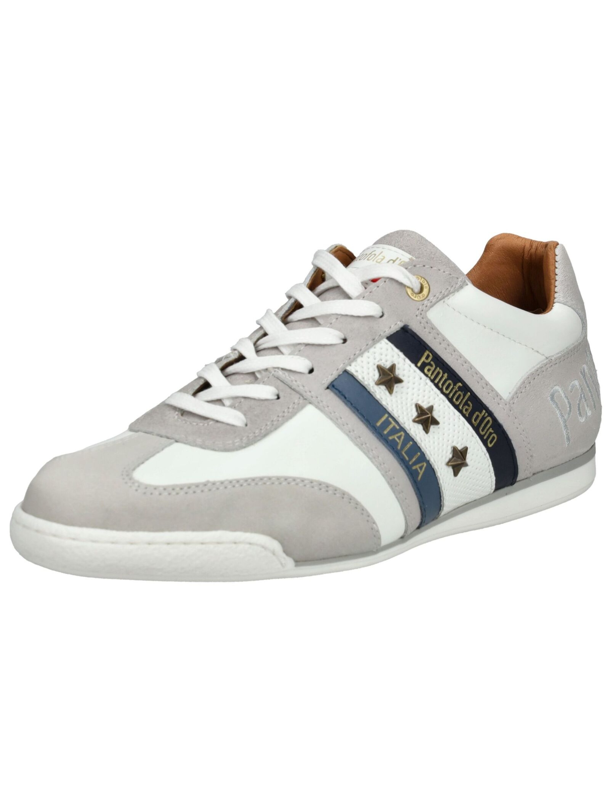 Baskets basses PANTOFOLA D&#x27;ORO en gris : devant